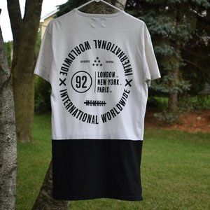 TOPMAN Graphic Streetwear T Shirt London NY Paris